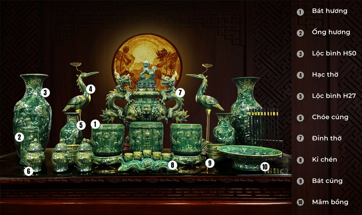 Cách bài trí ban thờ gia tiên Cách bài trí ban thờ gia tiên