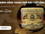 bát hương vàng